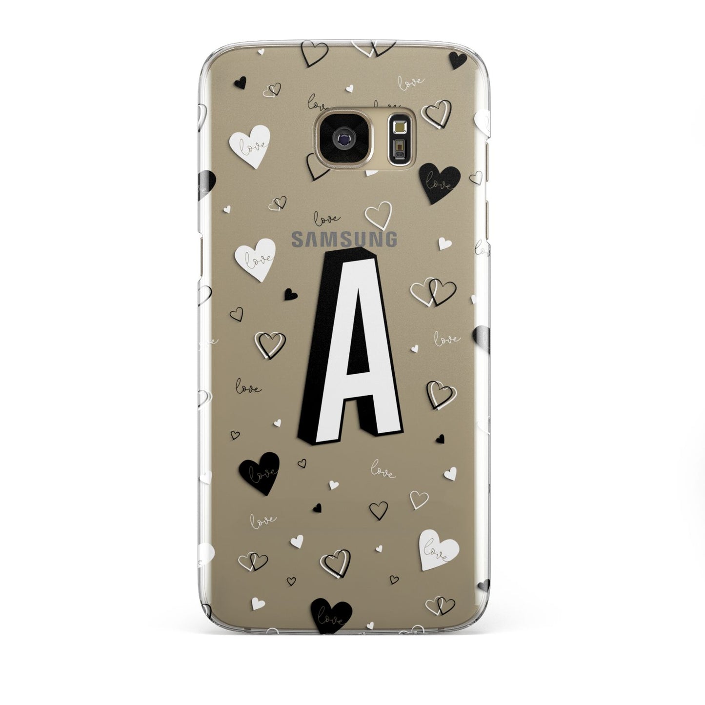 Personalised Love Alphabet Samsung Galaxy S7 Edge Case