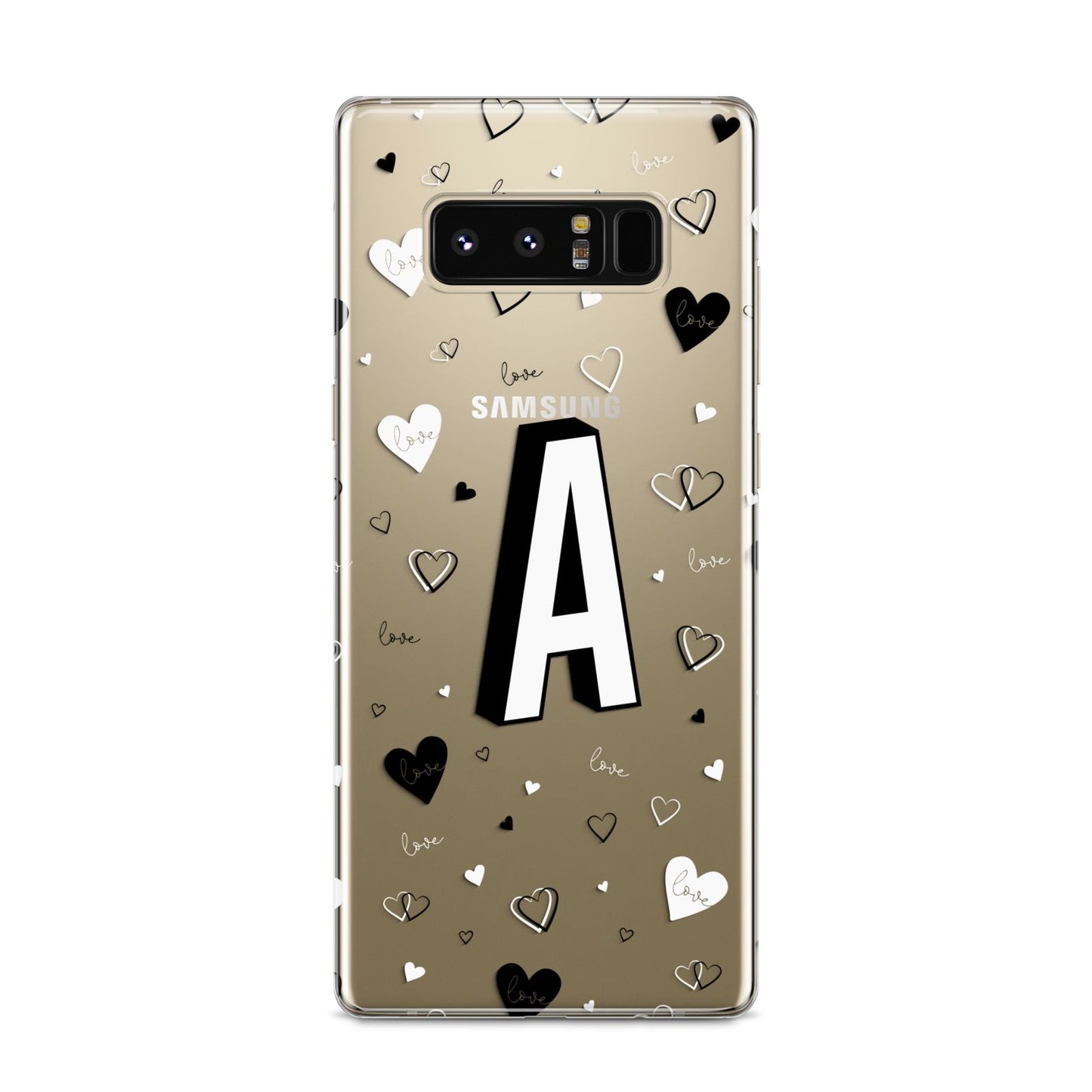 Personalised Love Alphabet Samsung Galaxy S8 Case