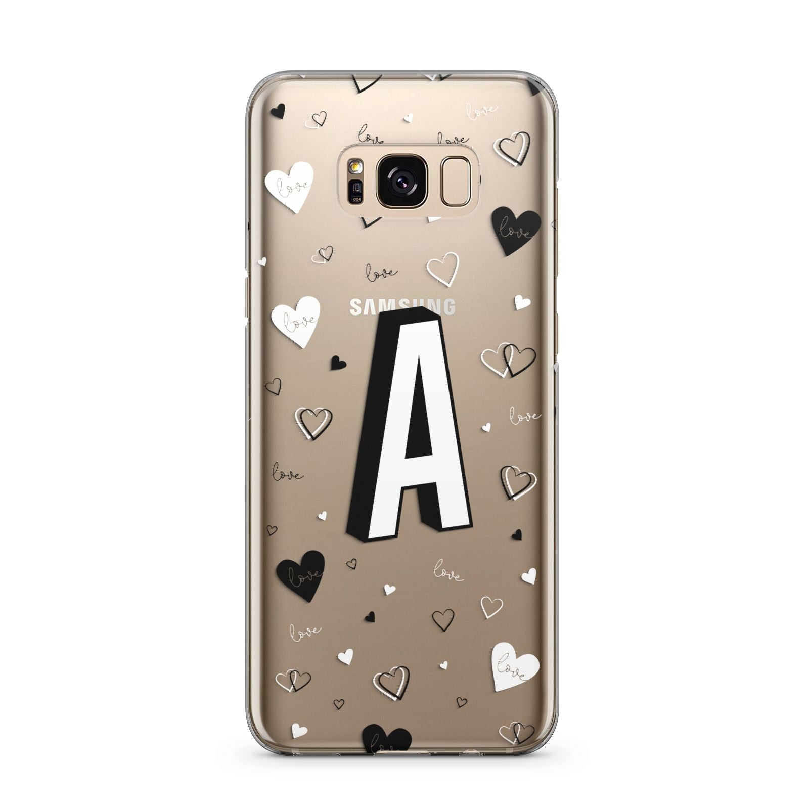 Personalised Love Alphabet Samsung Galaxy S8 Plus Case