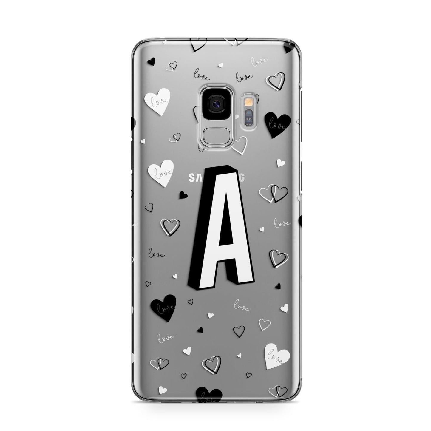 Personalised Love Alphabet Samsung Galaxy S9 Case