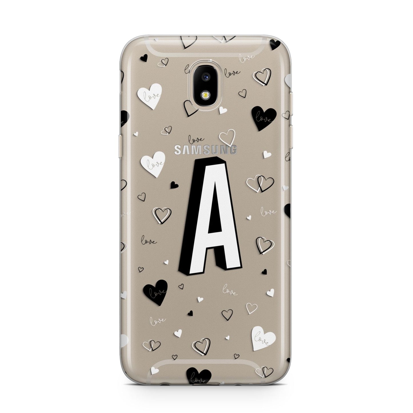 Personalised Love Alphabet Samsung J5 2017 Case