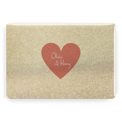 Personalised Love Heart Apple MacBook Case