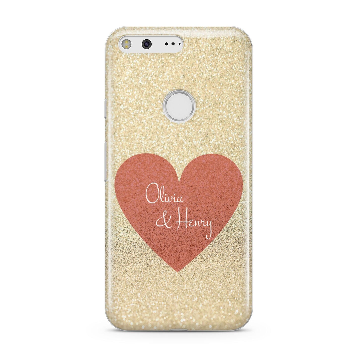 Personalised Love Heart Google Pixel Case