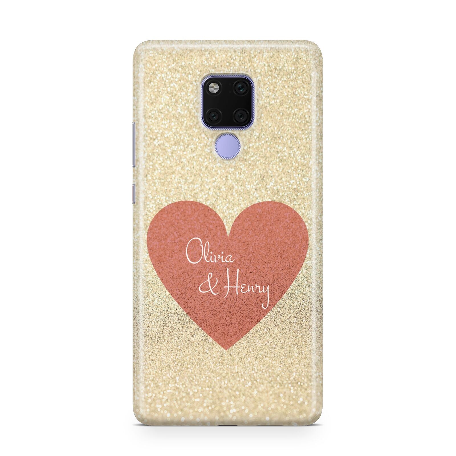 Personalised Love Heart Huawei Mate 20X Phone Case