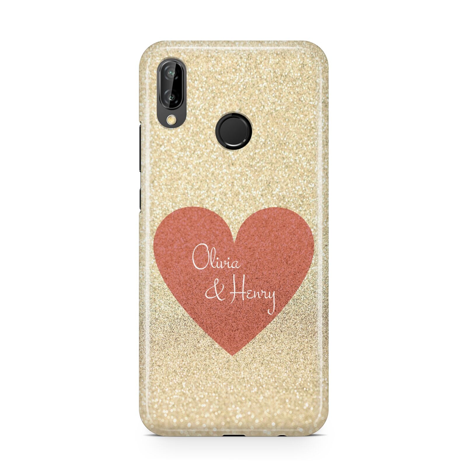 Personalised Love Heart Huawei P20 Lite Phone Case