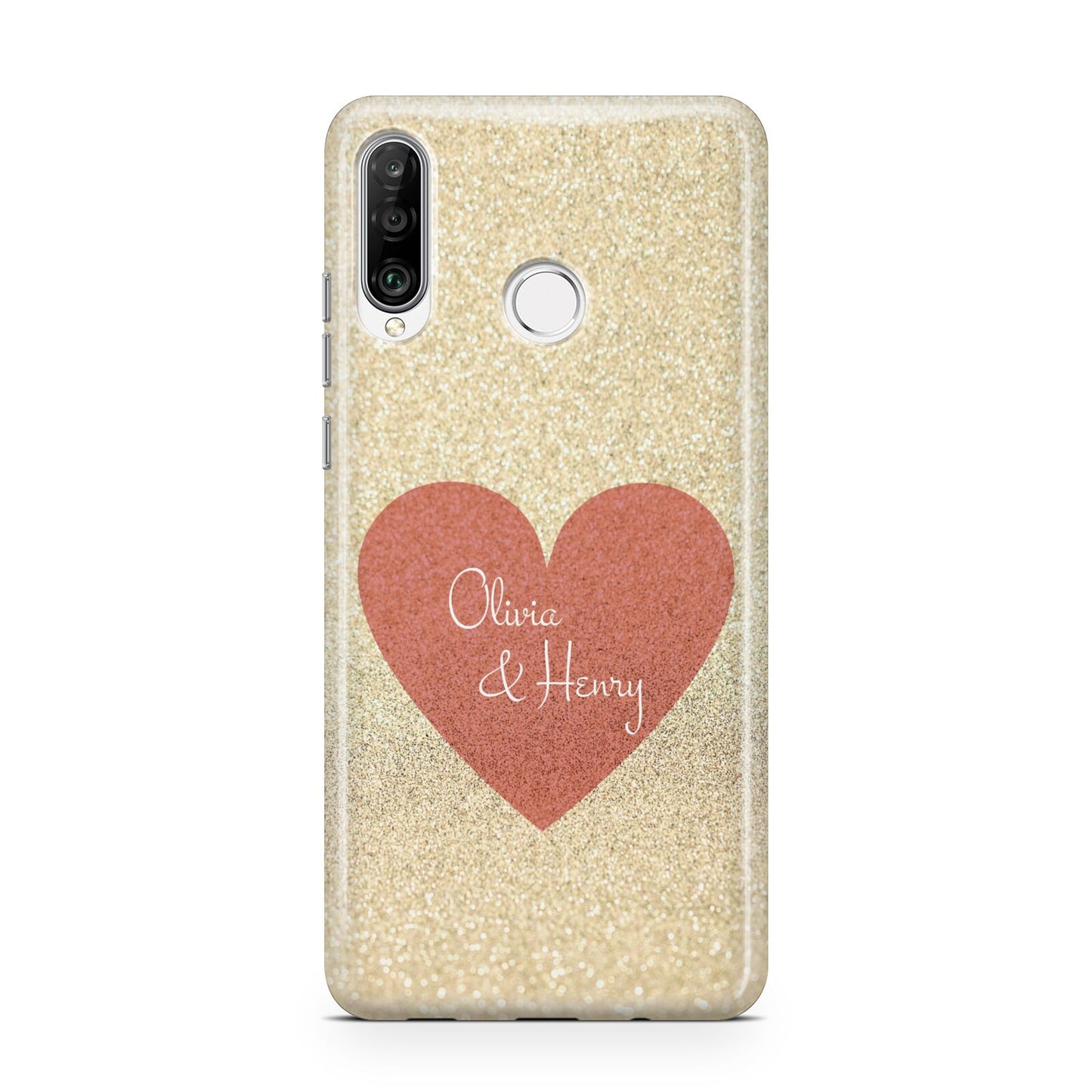 Personalised Love Heart Huawei P30 Lite Phone Case