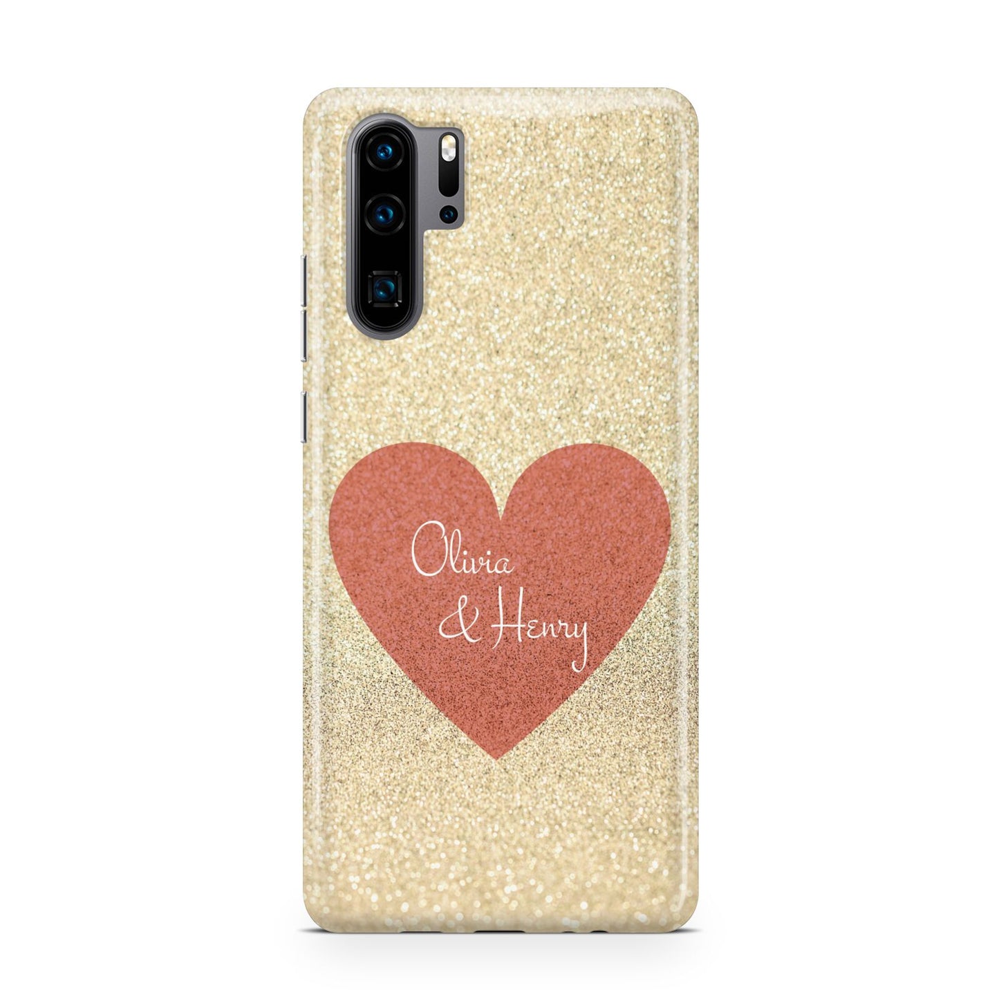 Personalised Love Heart Huawei P30 Pro Phone Case