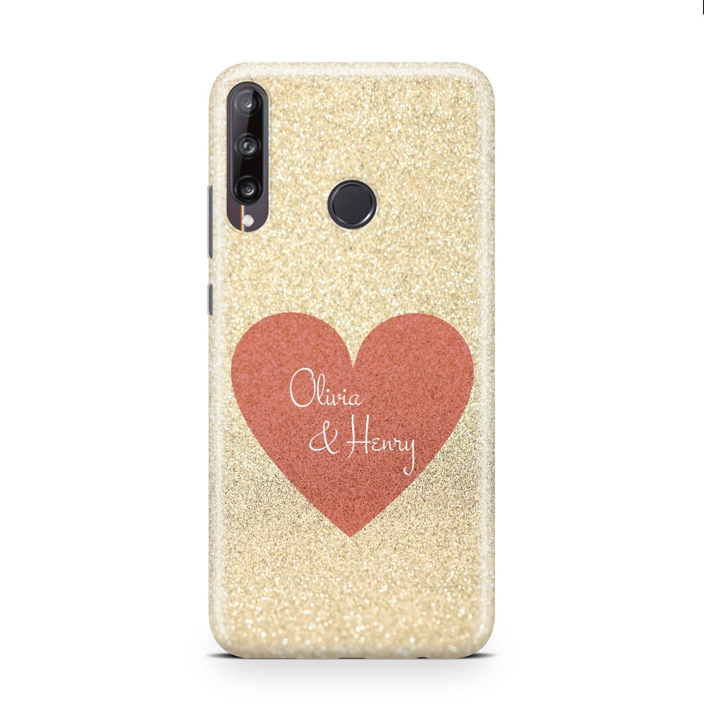 Personalised Love Heart Huawei P40 Lite E Phone Case