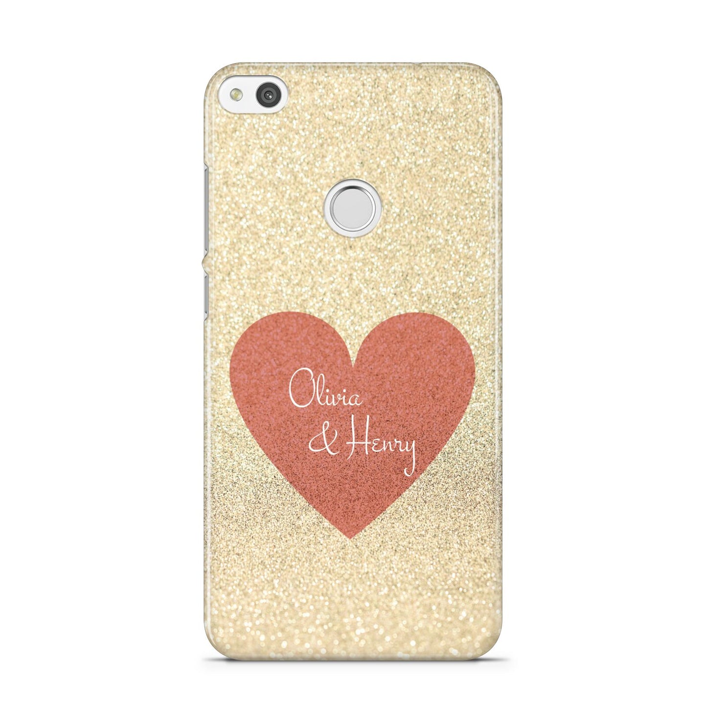 Personalised Love Heart Huawei P8 Lite Case