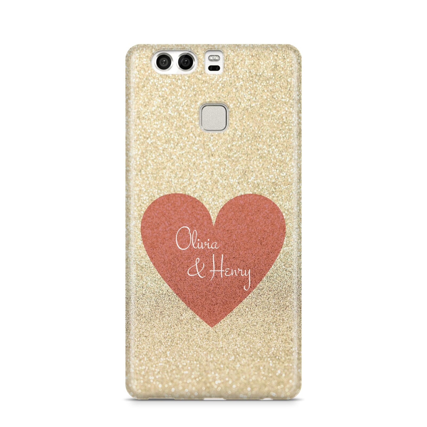 Personalised Love Heart Huawei P9 Case