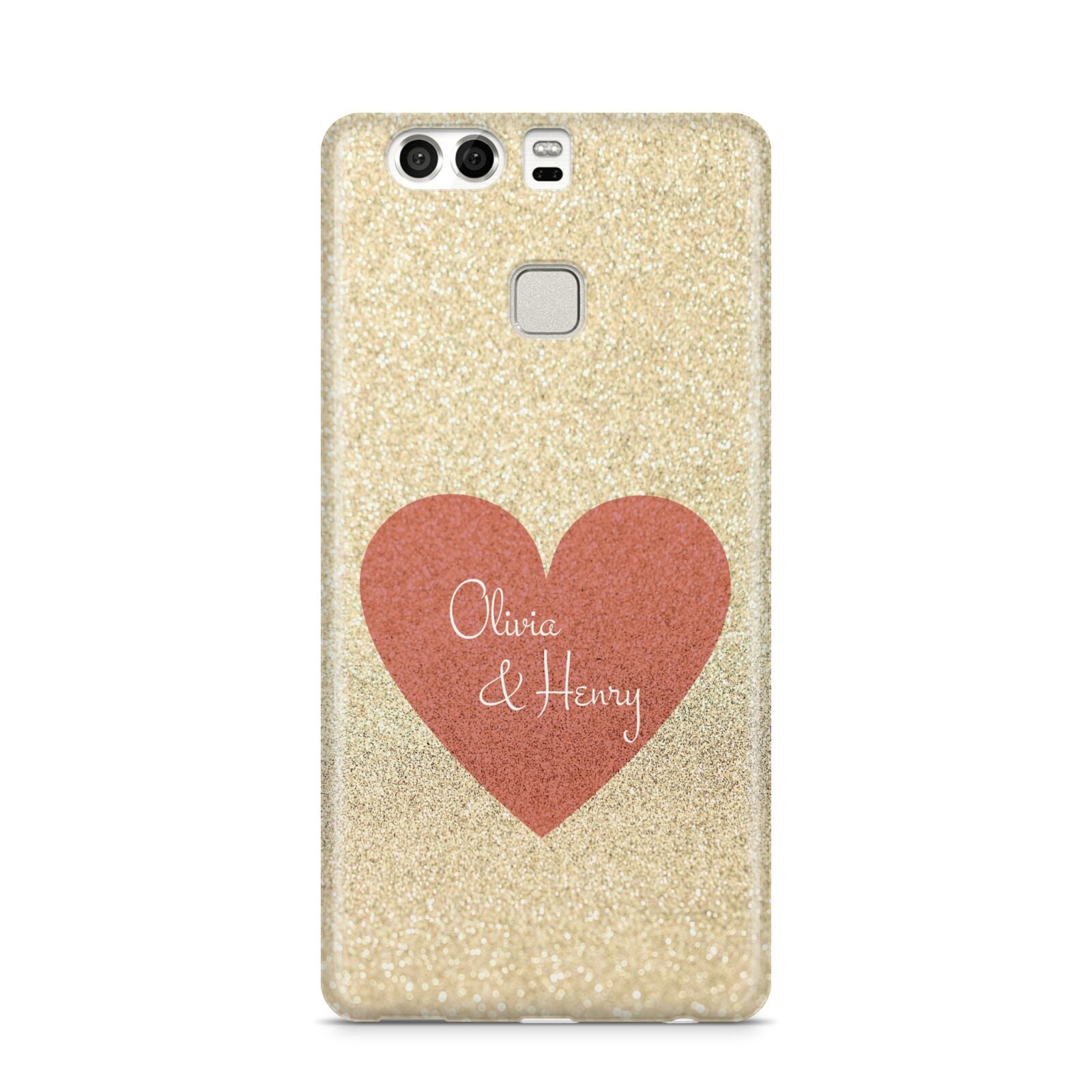 Personalised Love Heart Huawei P9 Case