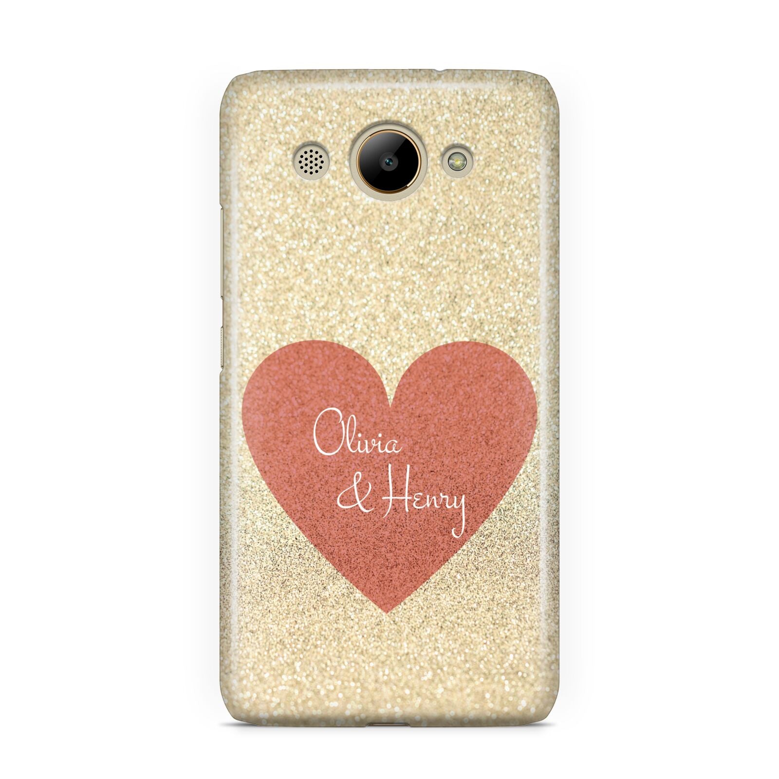 Personalised Love Heart Huawei Y3 2017