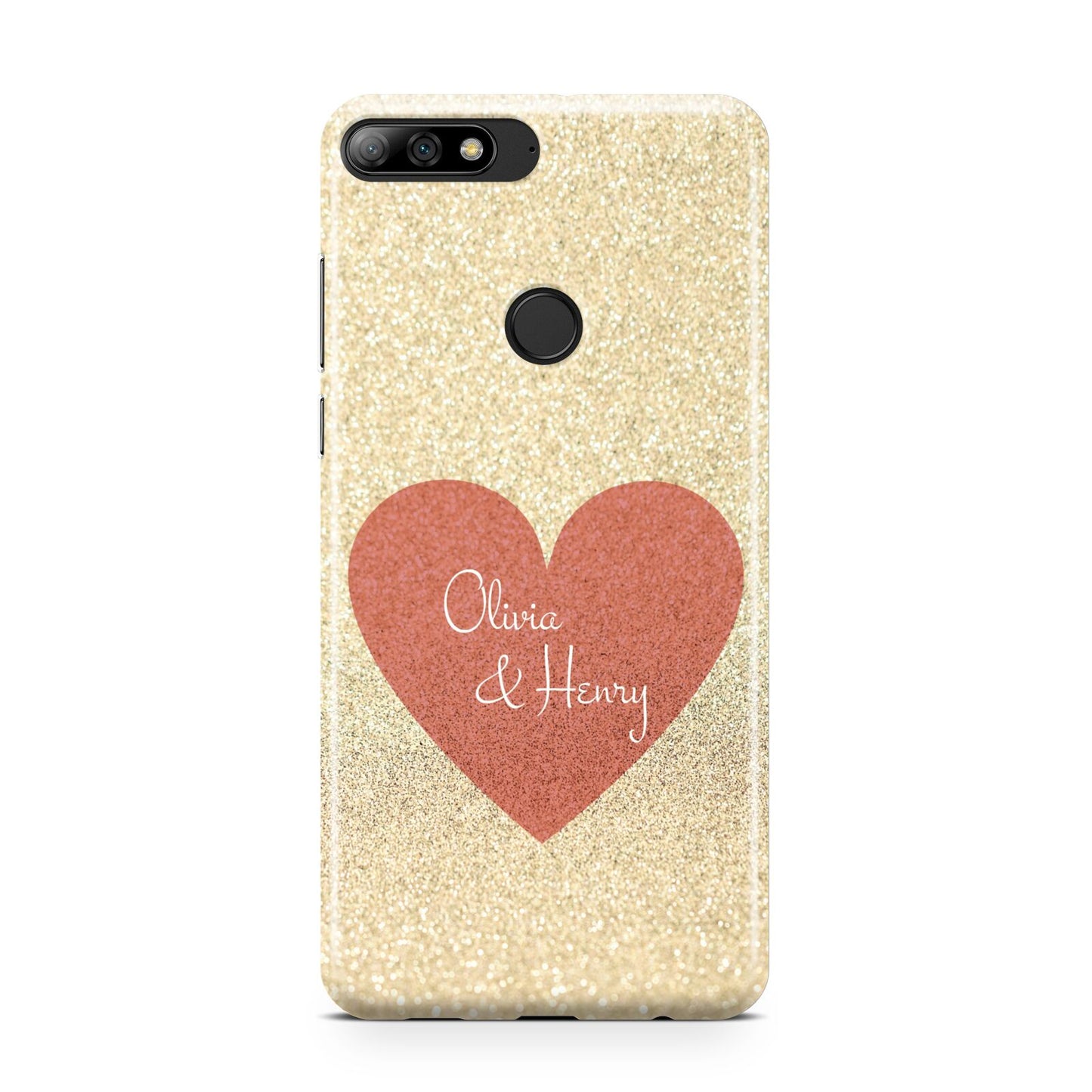 Personalised Love Heart Huawei Y7 2018