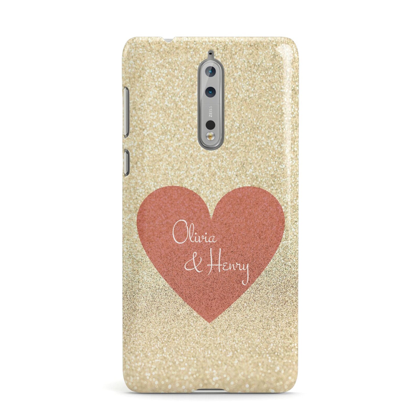 Personalised Love Heart Nokia Case