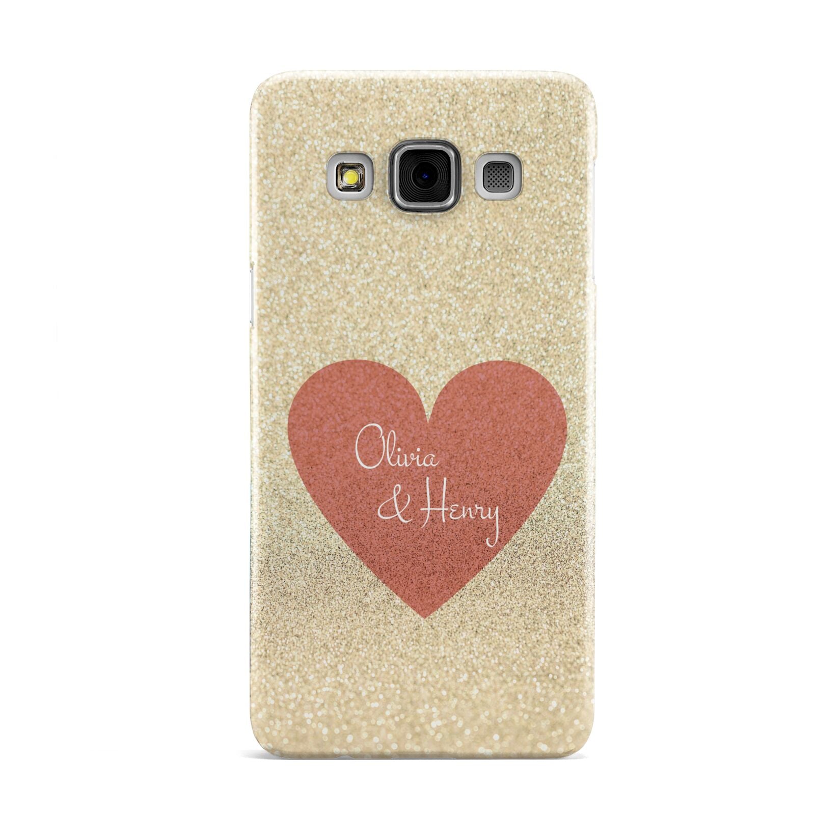 Personalised Love Heart Samsung Galaxy A3 Case