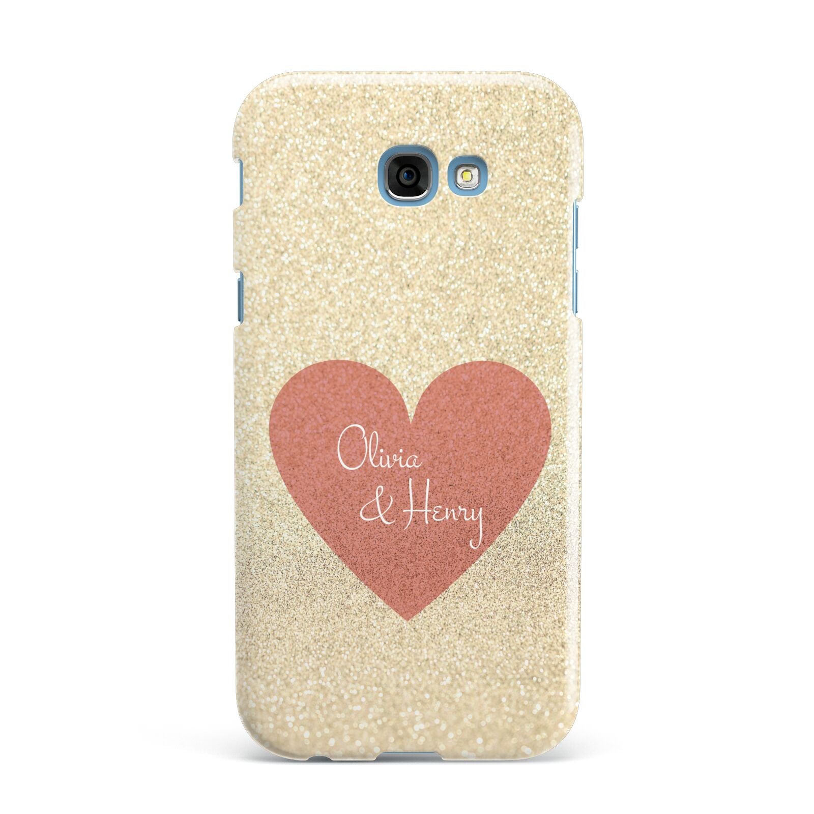 Personalised Love Heart Samsung Galaxy A7 2017 Case