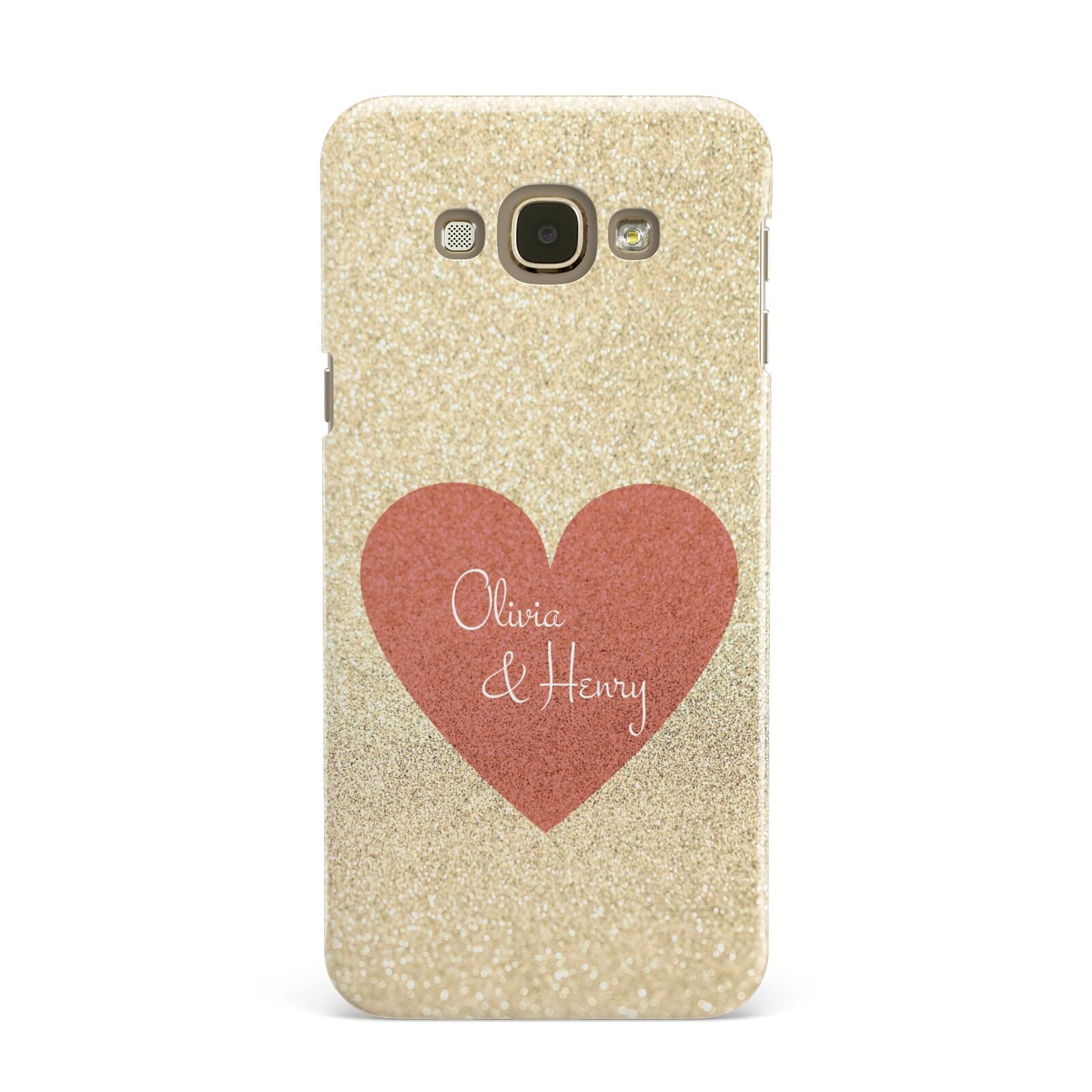 Personalised Love Heart Samsung Galaxy A8 Case