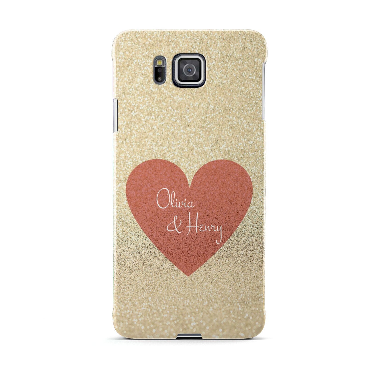 Personalised Love Heart Samsung Galaxy Alpha Case