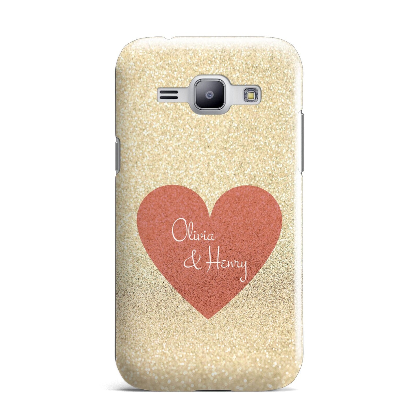 Personalised Love Heart Samsung Galaxy J1 2015 Case