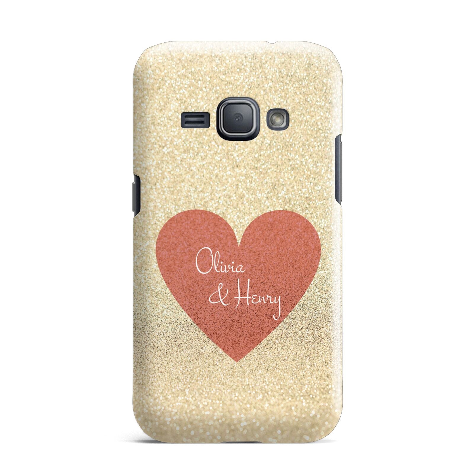 Personalised Love Heart Samsung Galaxy J1 2016 Case