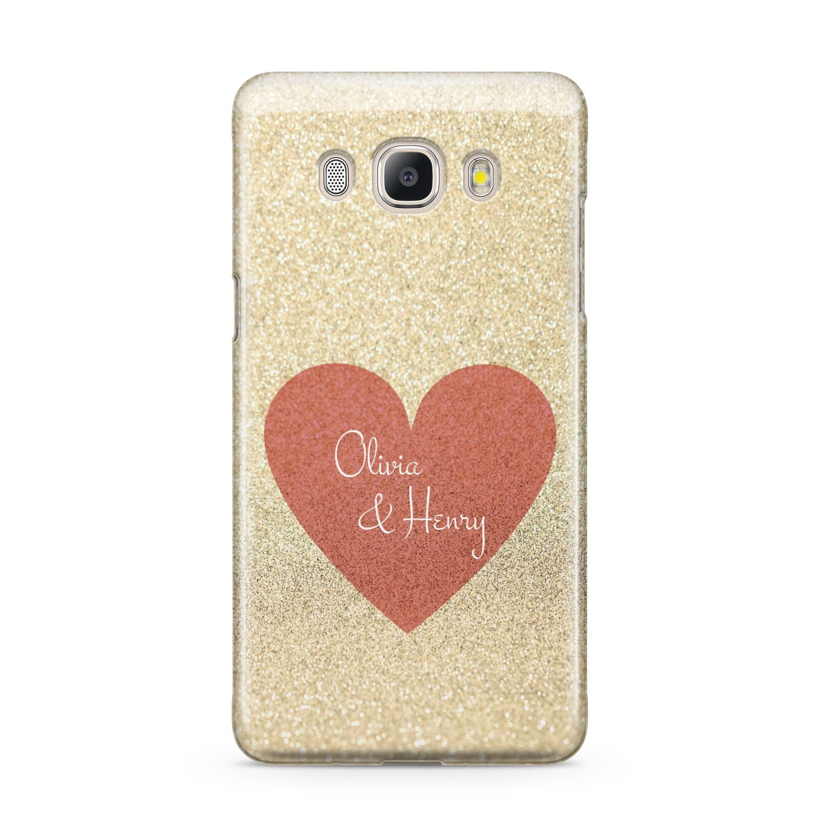 Personalised Love Heart Samsung Galaxy J5 2016 Case