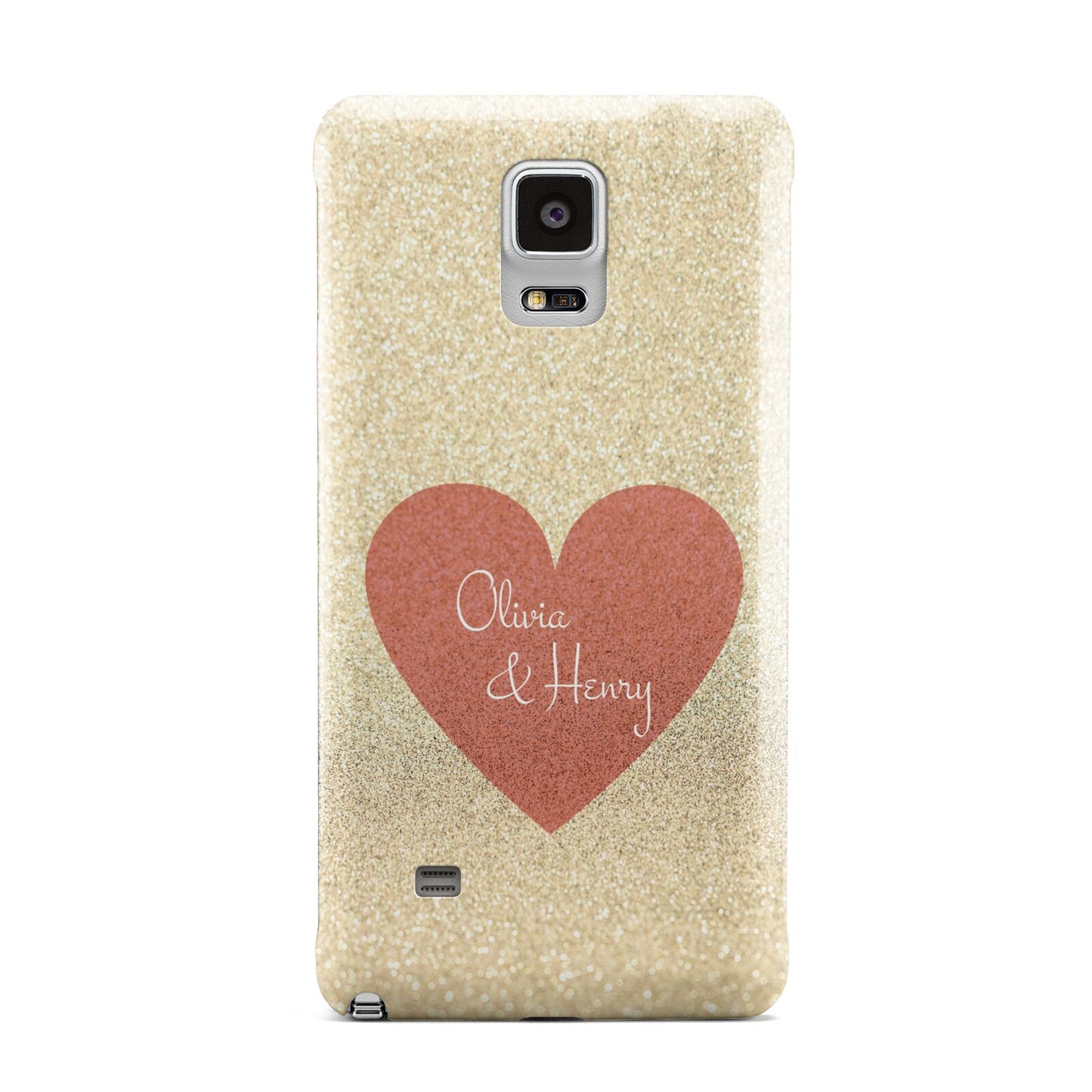 Personalised Love Heart Samsung Galaxy Note 4 Case