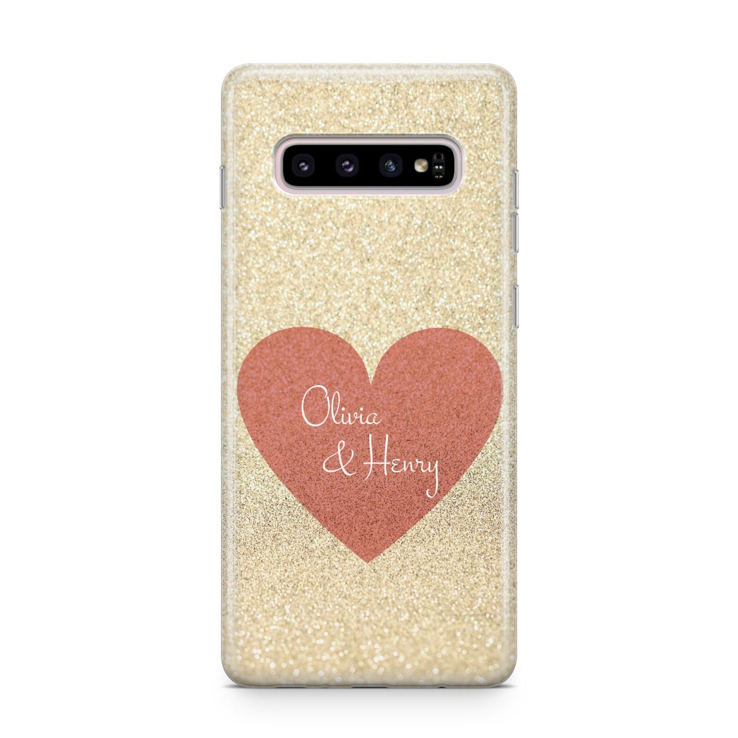 Personalised Love Heart Samsung Galaxy S10 Plus Case