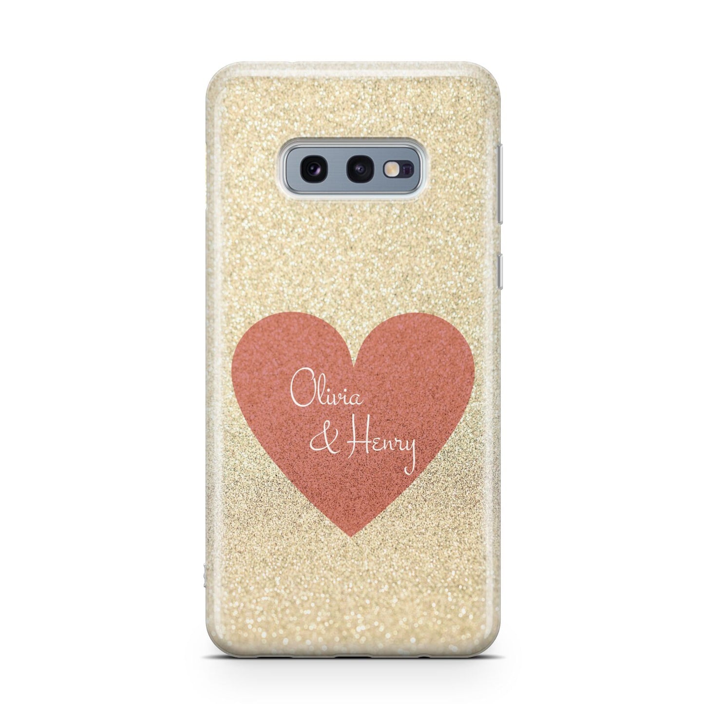 Personalised Love Heart Samsung Galaxy S10E Case