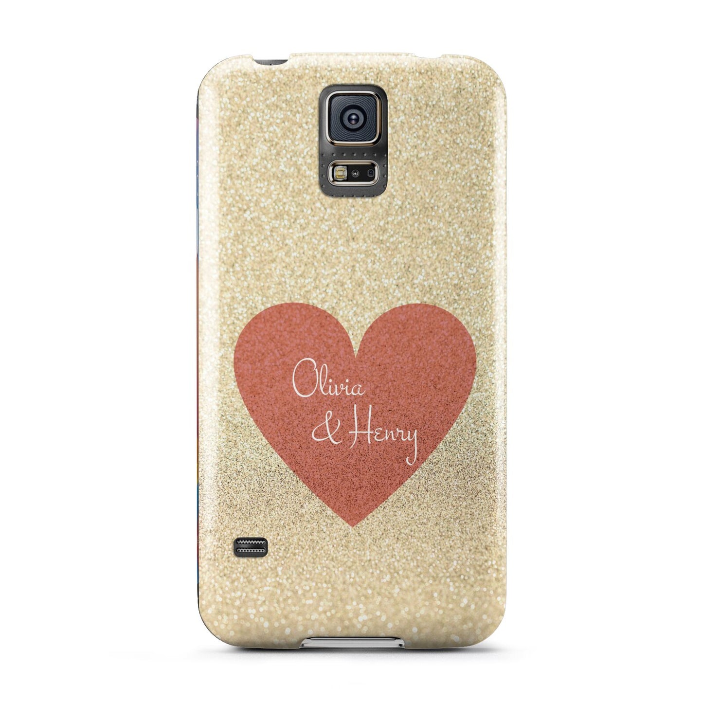 Personalised Love Heart Samsung Galaxy S5 Case