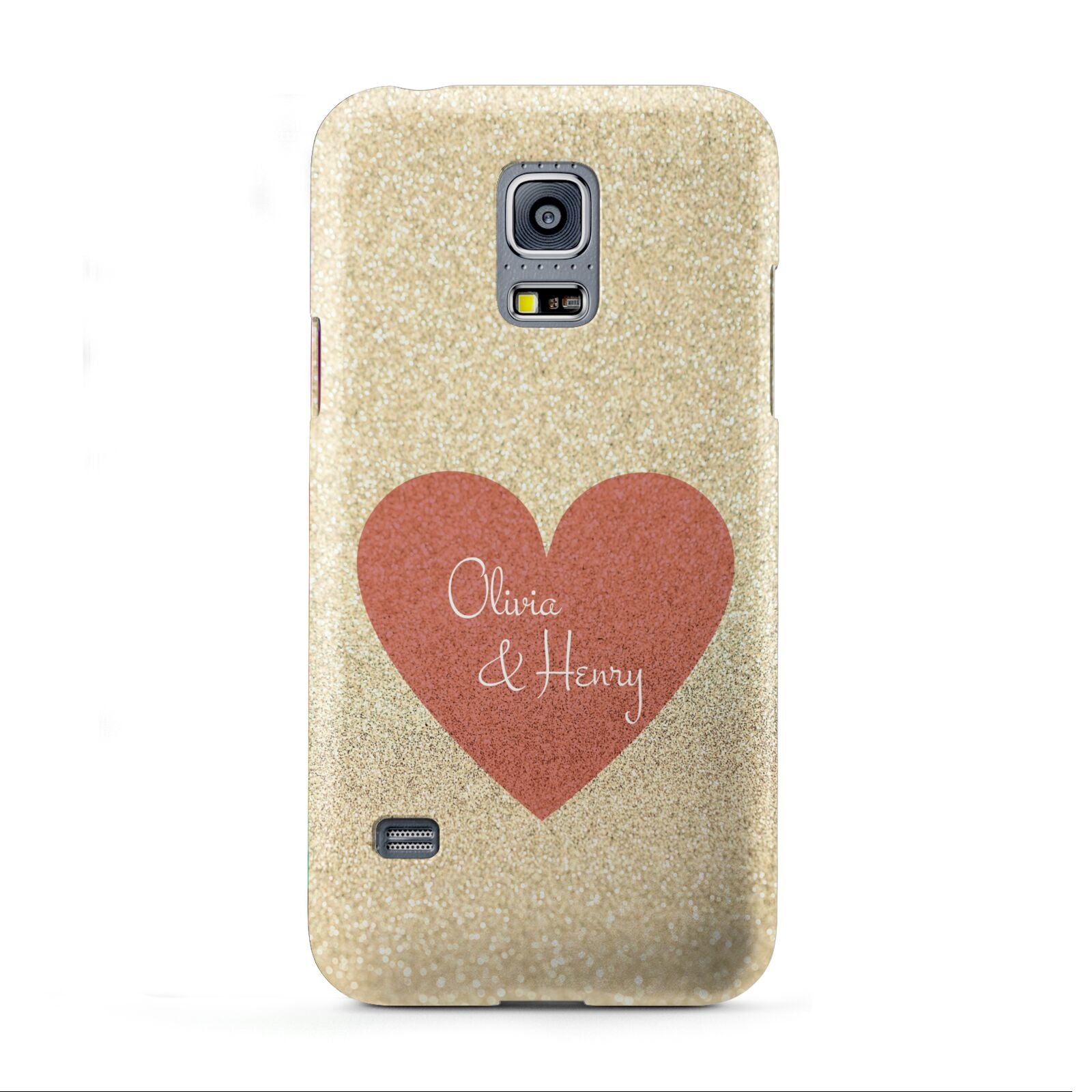 Personalised Love Heart Samsung Galaxy S5 Mini Case