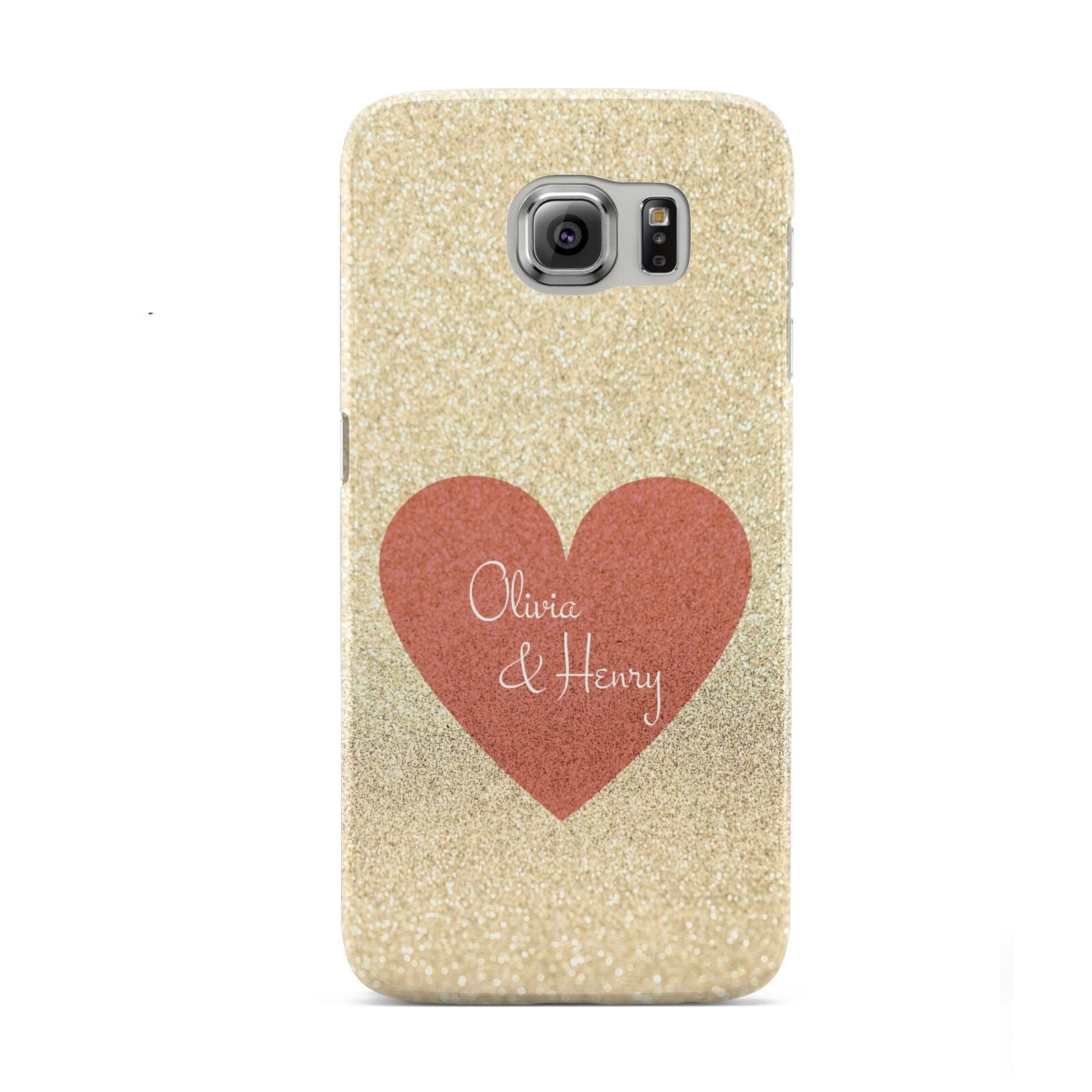 Personalised Love Heart Samsung Galaxy S6 Case