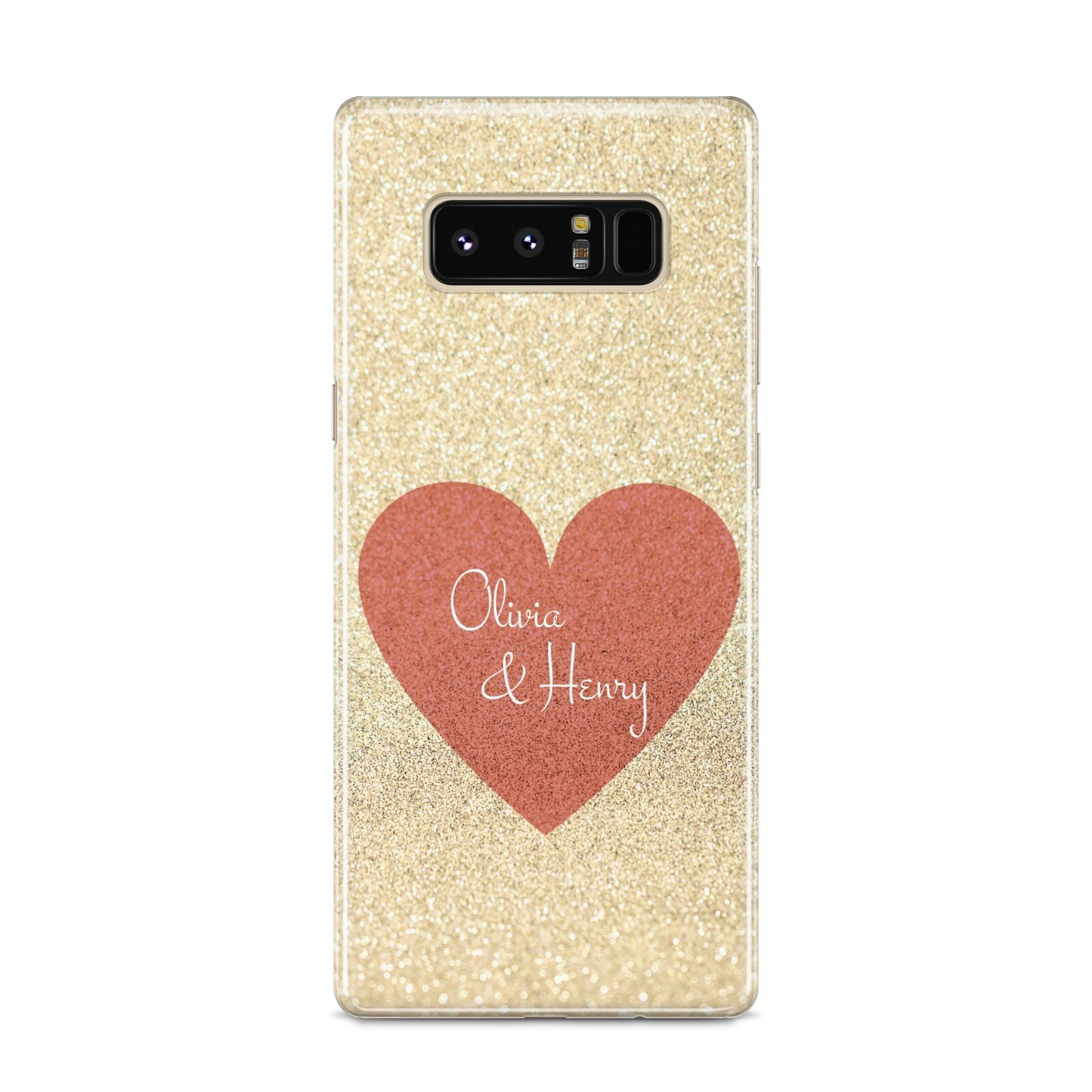 Personalised Love Heart Samsung Galaxy S8 Case