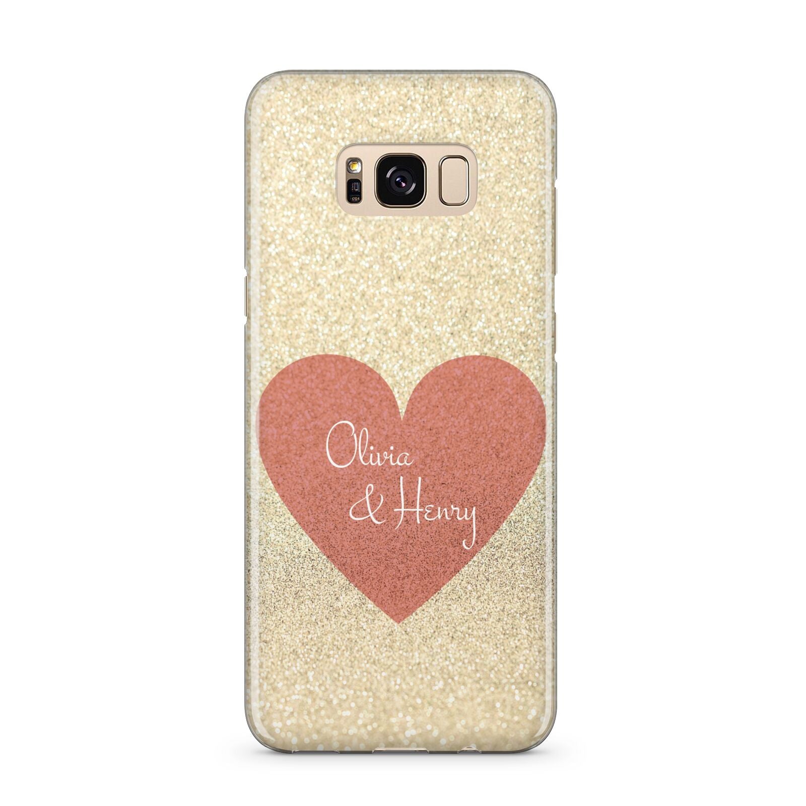 Personalised Love Heart Samsung Galaxy S8 Plus Case