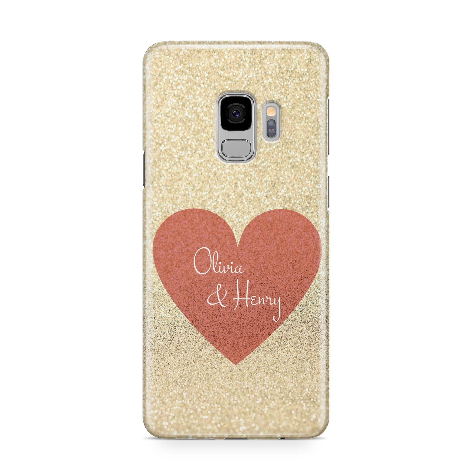 Personalised Love Heart Samsung Galaxy S9 Case