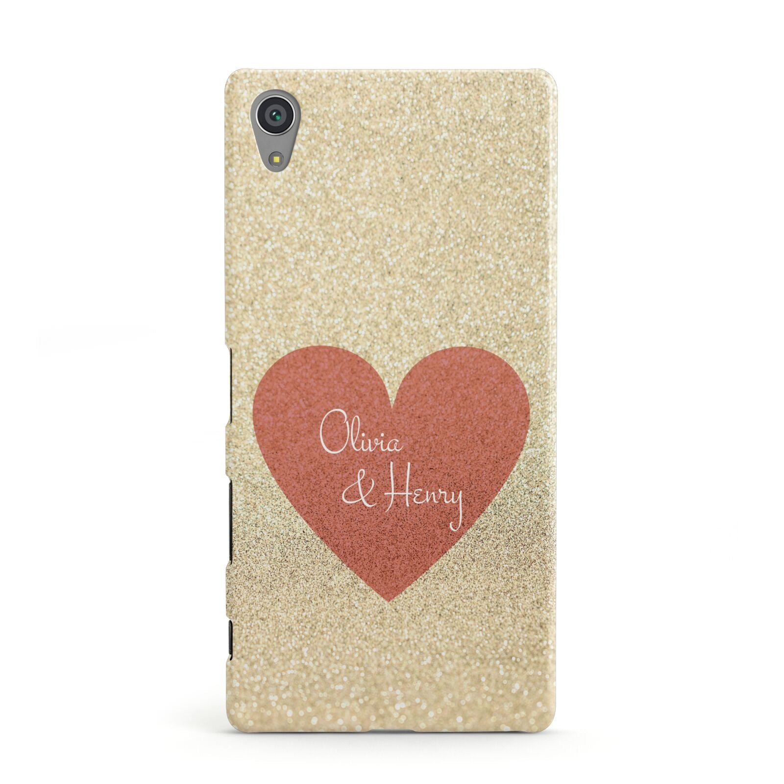 Personalised Love Heart Sony Xperia Case