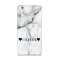 Personalised Love Hearts Marble Name Huawei P8 Lite Case
