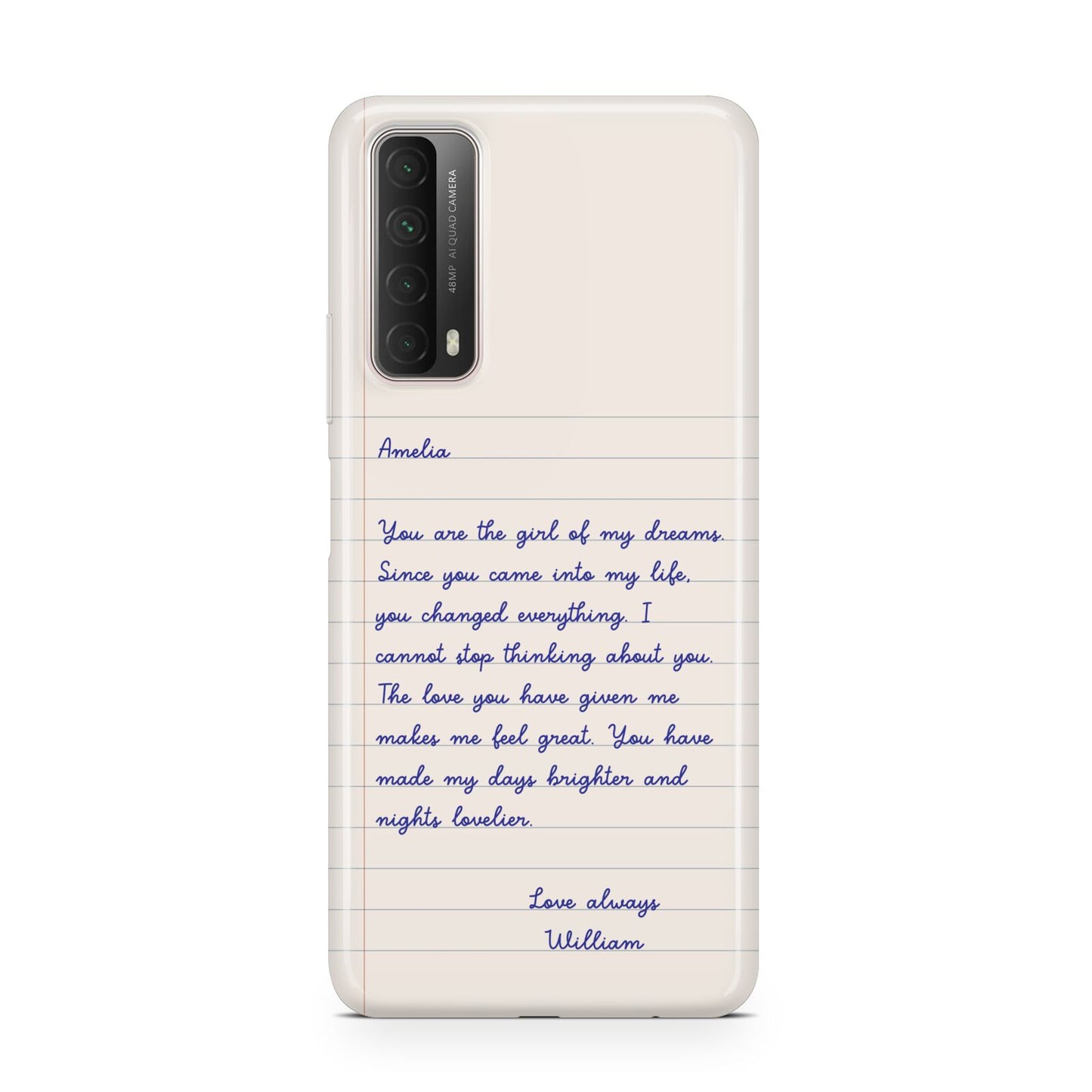 Personalised Love Letter Huawei P Smart 2021