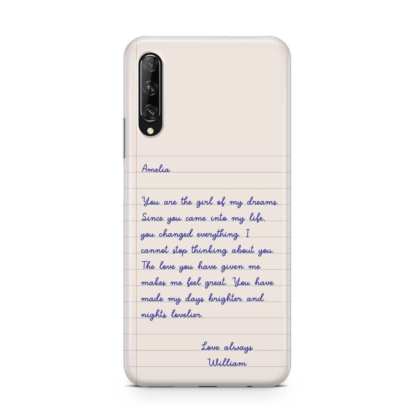 Personalised Love Letter Huawei P Smart Pro 2019