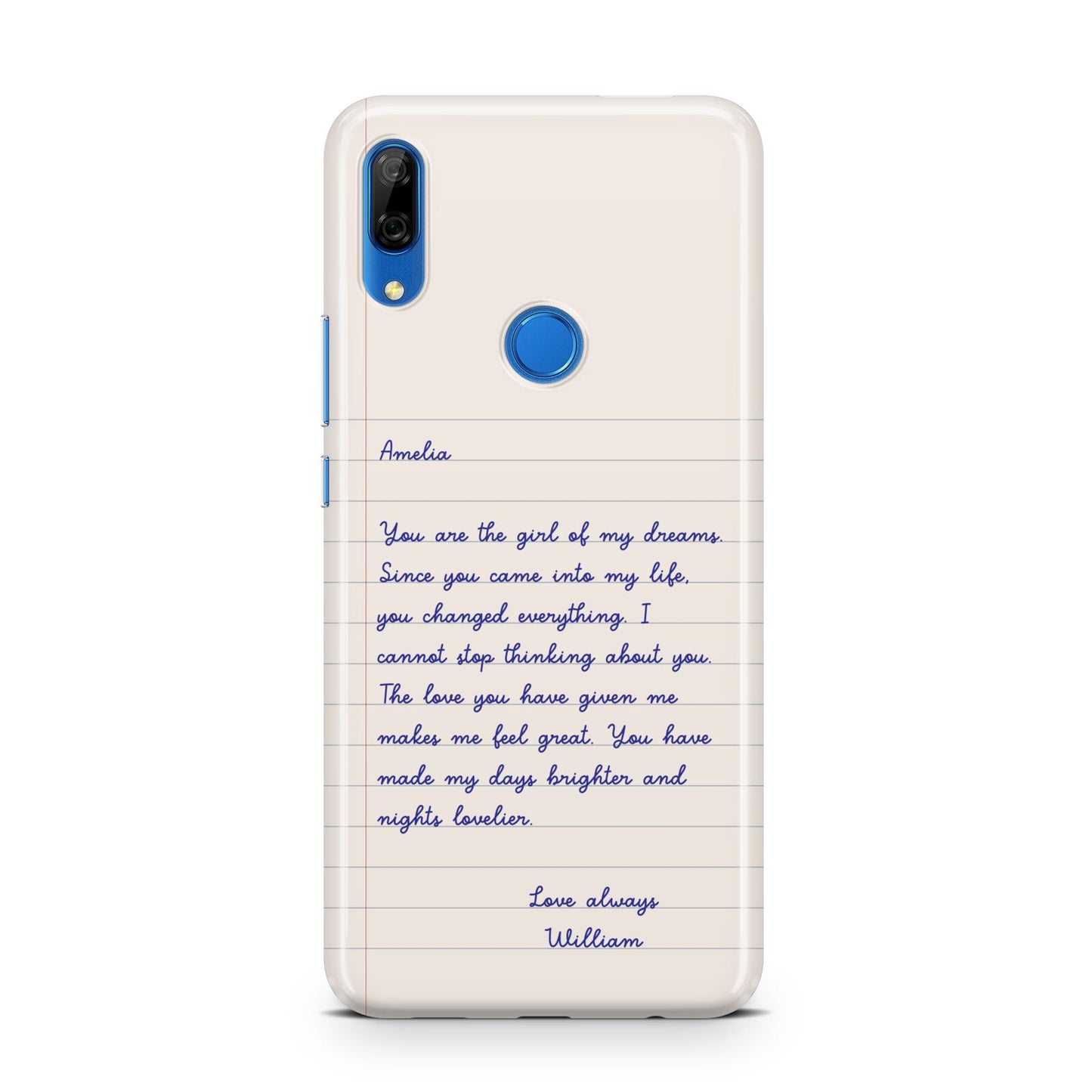 Personalised Love Letter Huawei P Smart Z