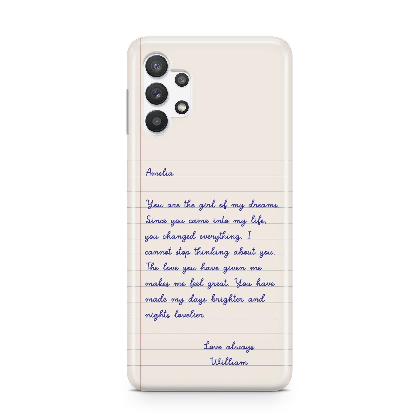 Personalised Love Letter Samsung A32 5G Case