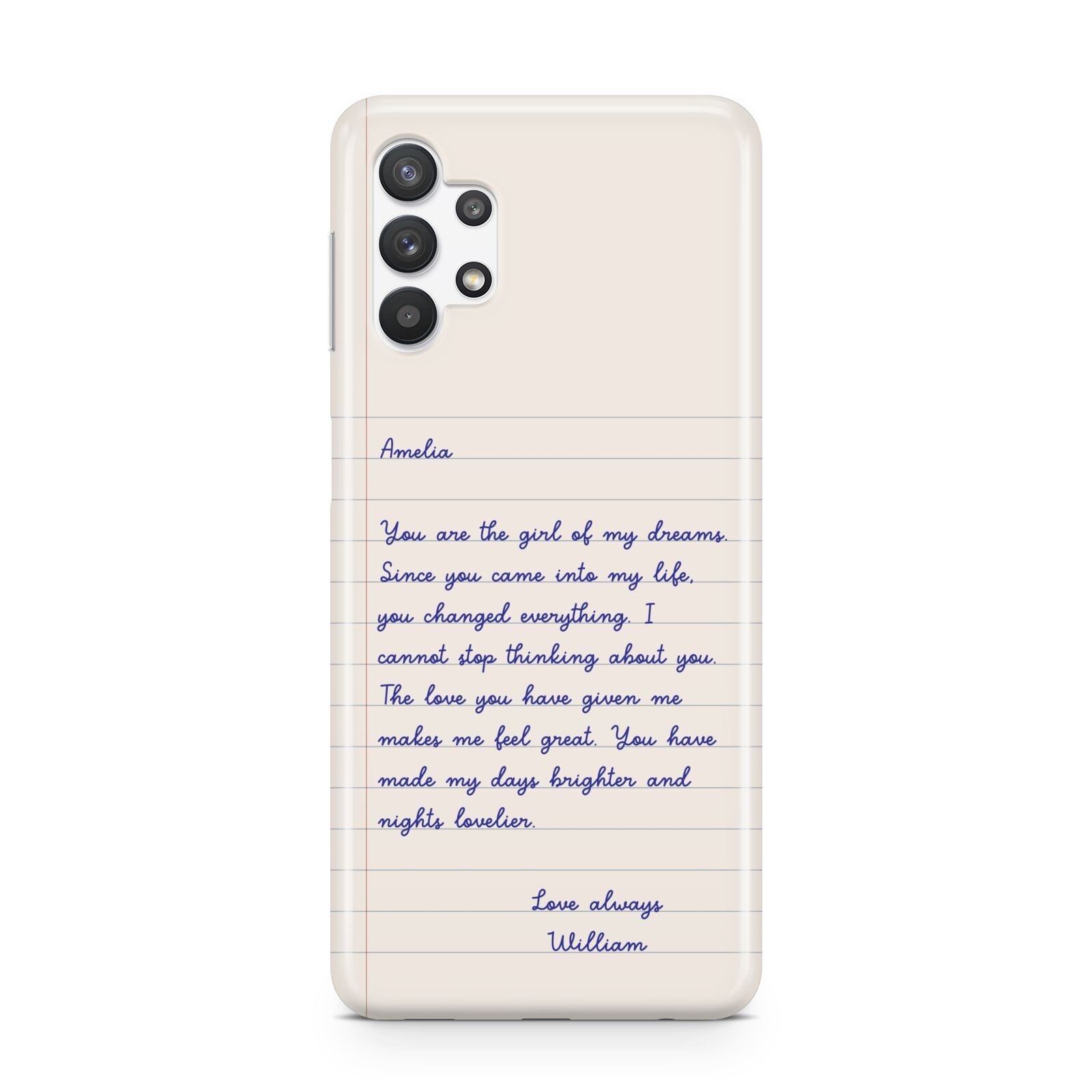 Personalised Love Letter Samsung A32 5G Case