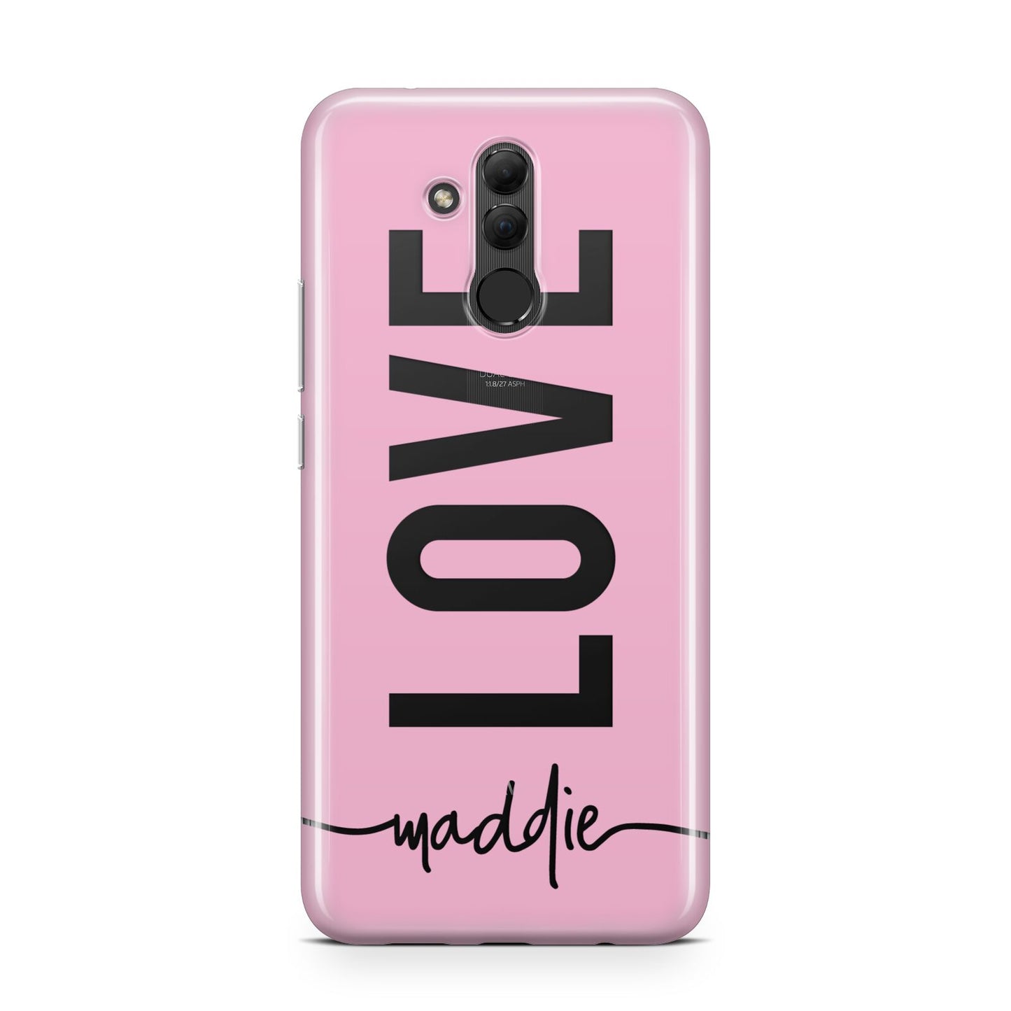 Personalised Love See Through Name Huawei Mate 20 Lite