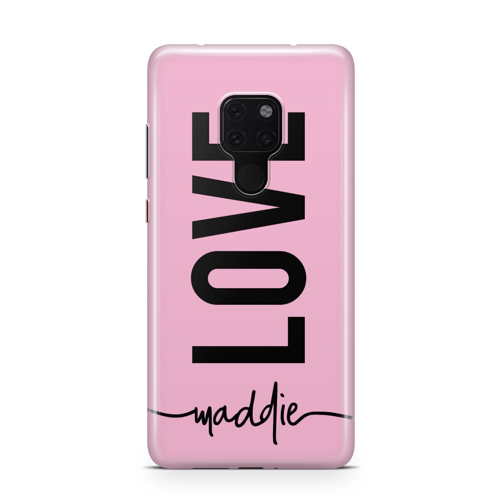 Personalised Love See Through Name Huawei Mate 20 Phone Case