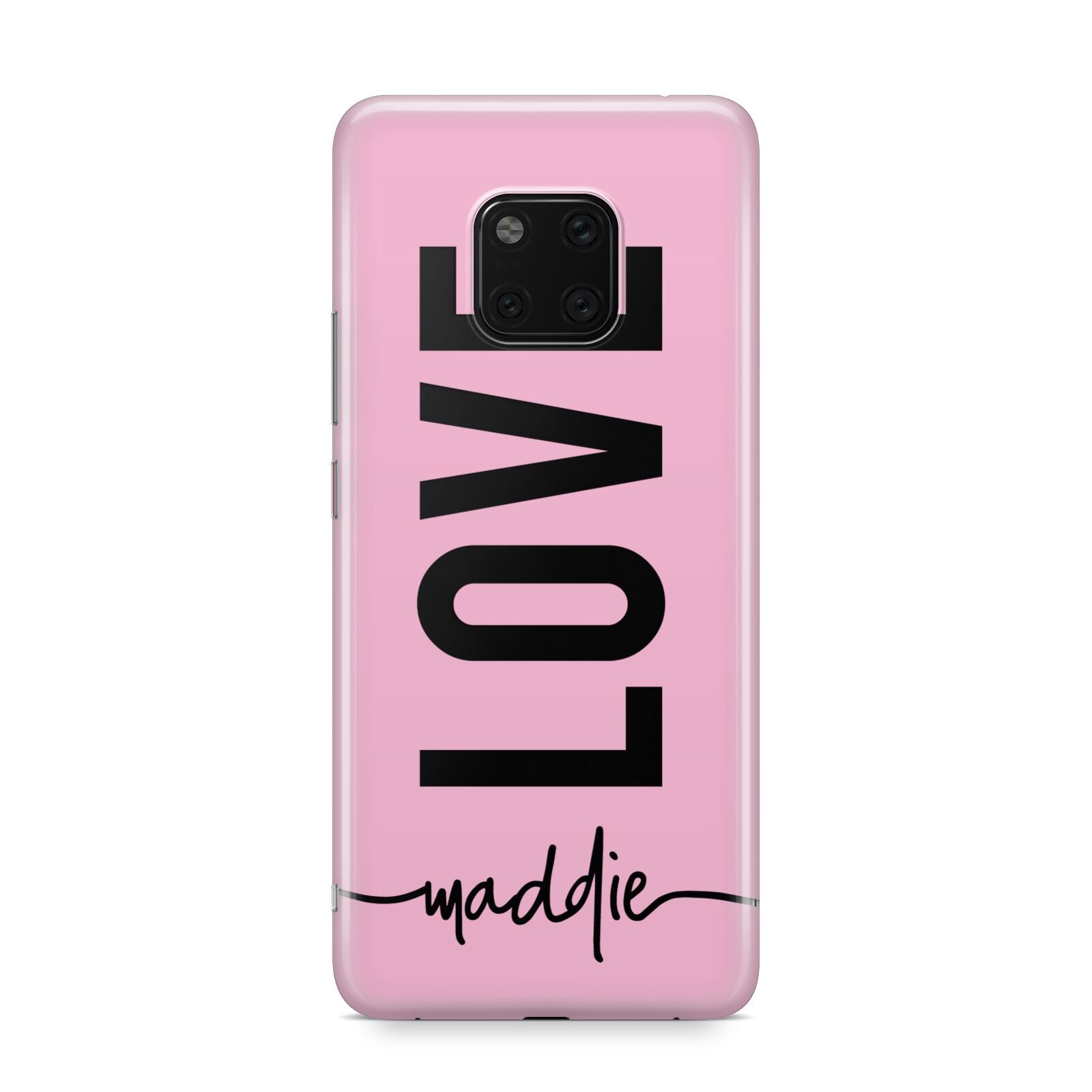 Personalised Love See Through Name Huawei Mate 20 Pro Phone Case