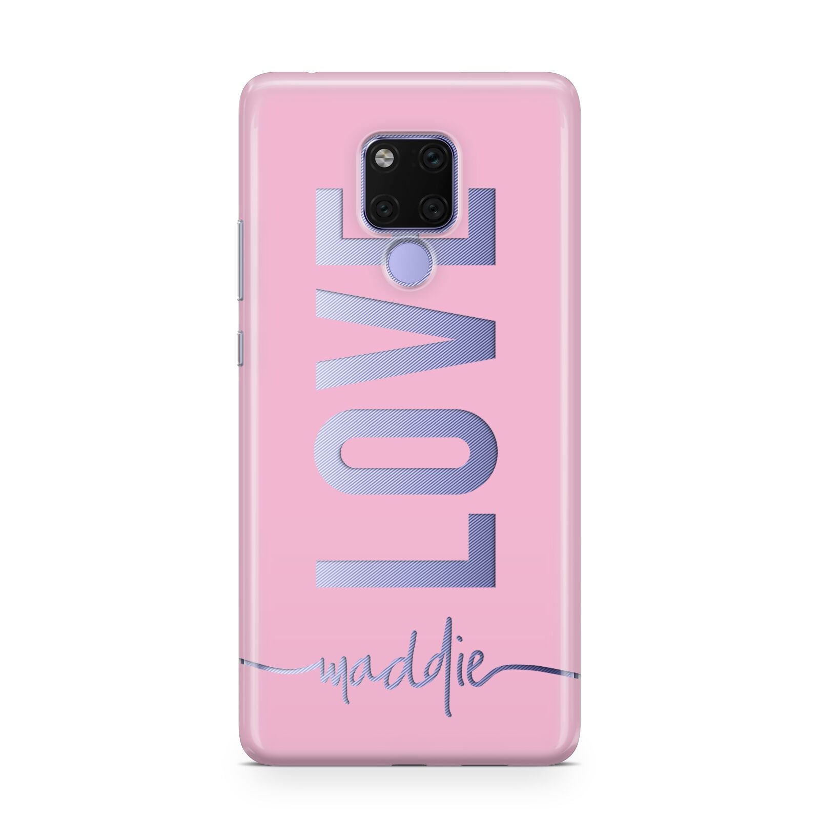 Personalised Love See Through Name Huawei Mate 20X Phone Case