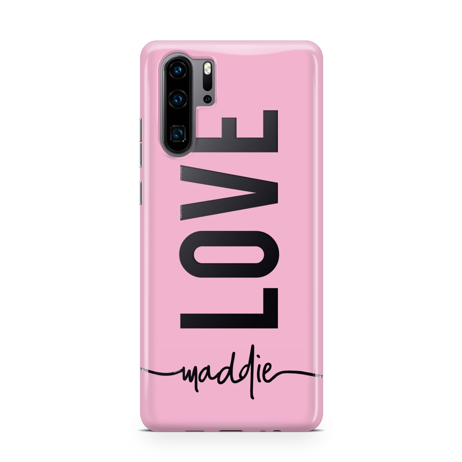 Personalised Love See Through Name Huawei P30 Pro Phone Case