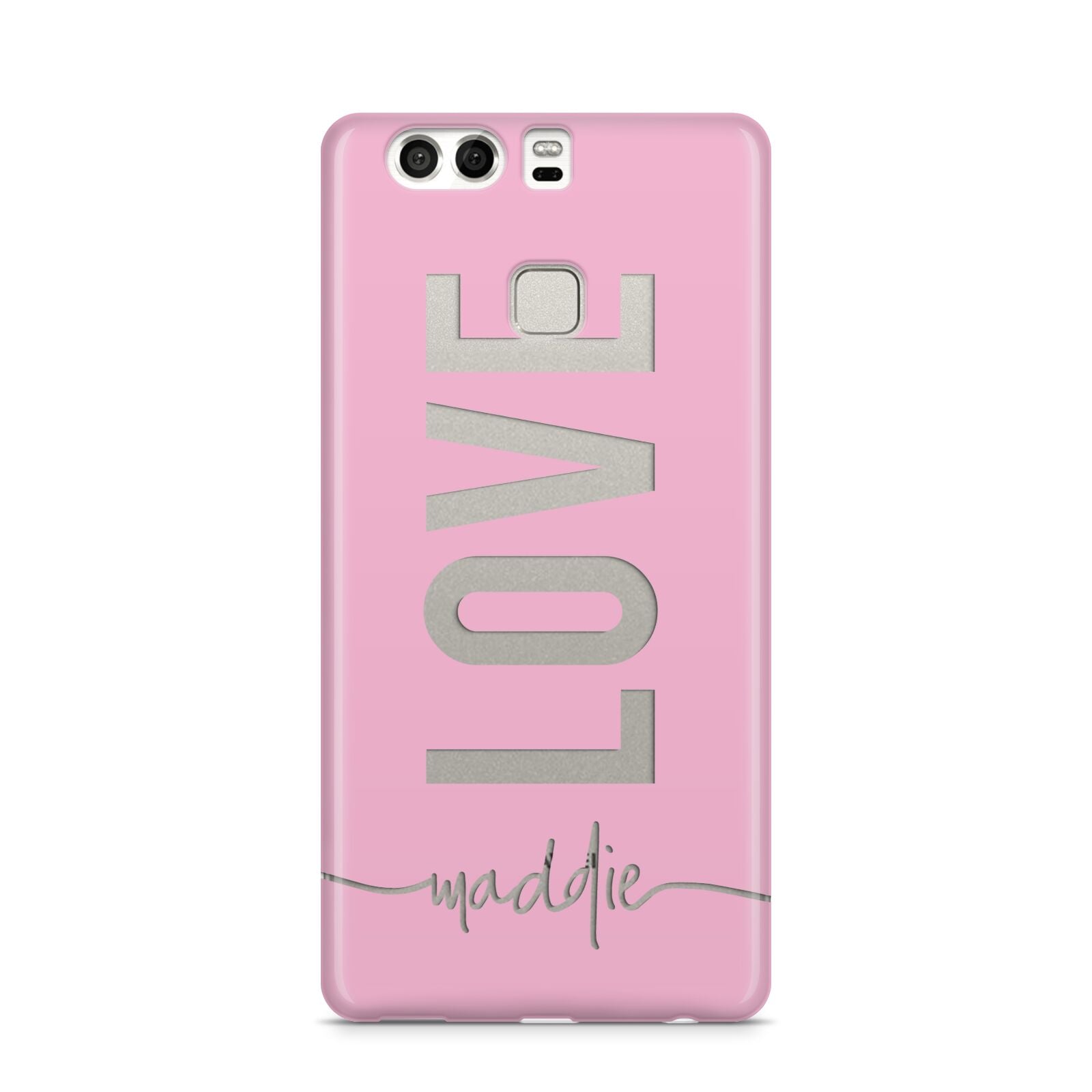 Personalised Love See Through Name Huawei P9 Case