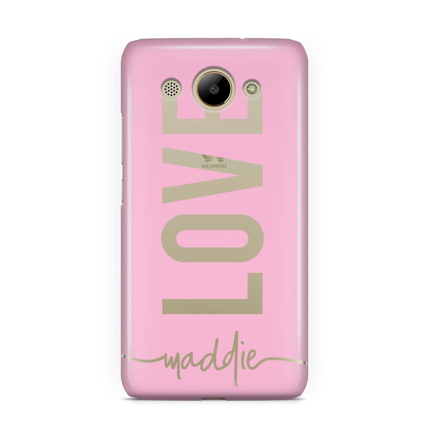 Personalised Love See Through Name Huawei Y3 2017