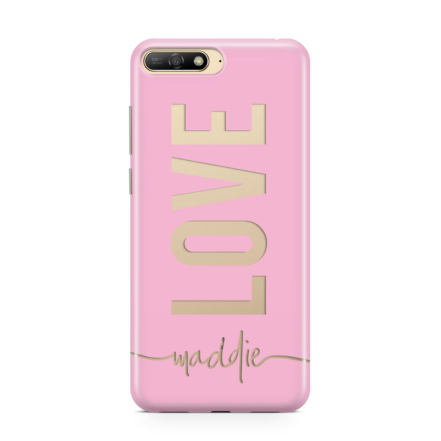 Personalised Love See Through Name Huawei Y6 2018