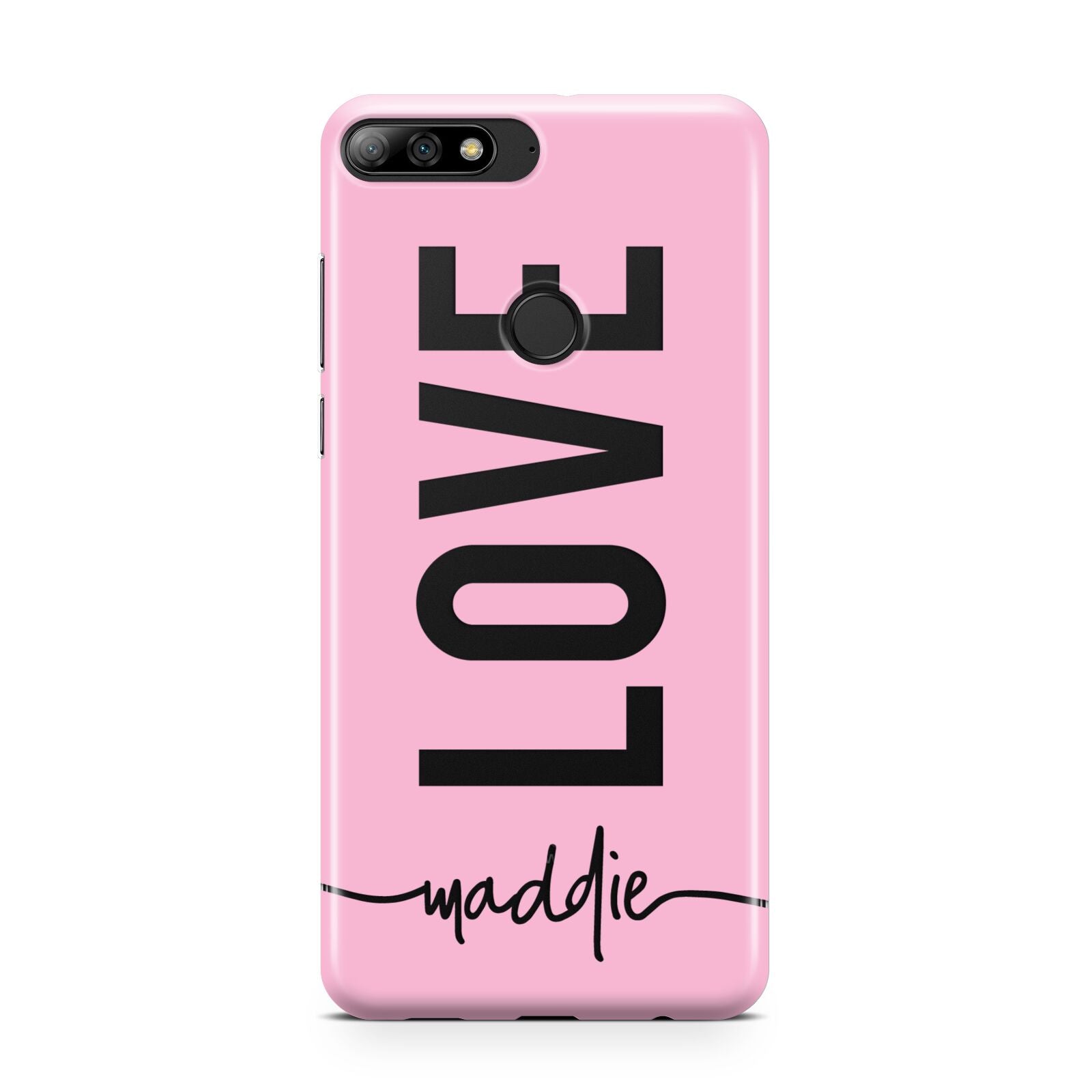 Personalised Love See Through Name Huawei Y7 2018